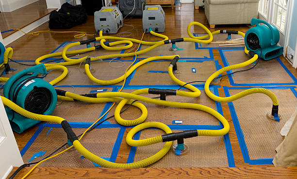Professional Burst Pipe Water Damage technician working in Kingfield, ME